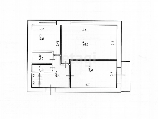 Продажа 2-комнатной квартиры, Южно-Сахалинск, Сахалинская область,  Южно-Сахалинск
