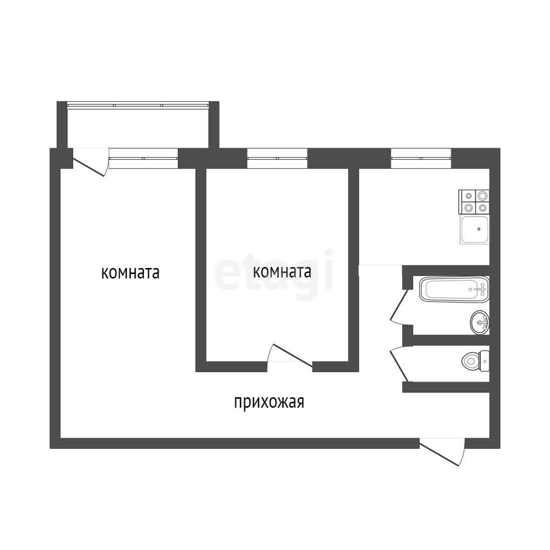Продажа 2-комнатной квартиры, Улан-Удэ, Республика Бурятия,  Улан-Удэ