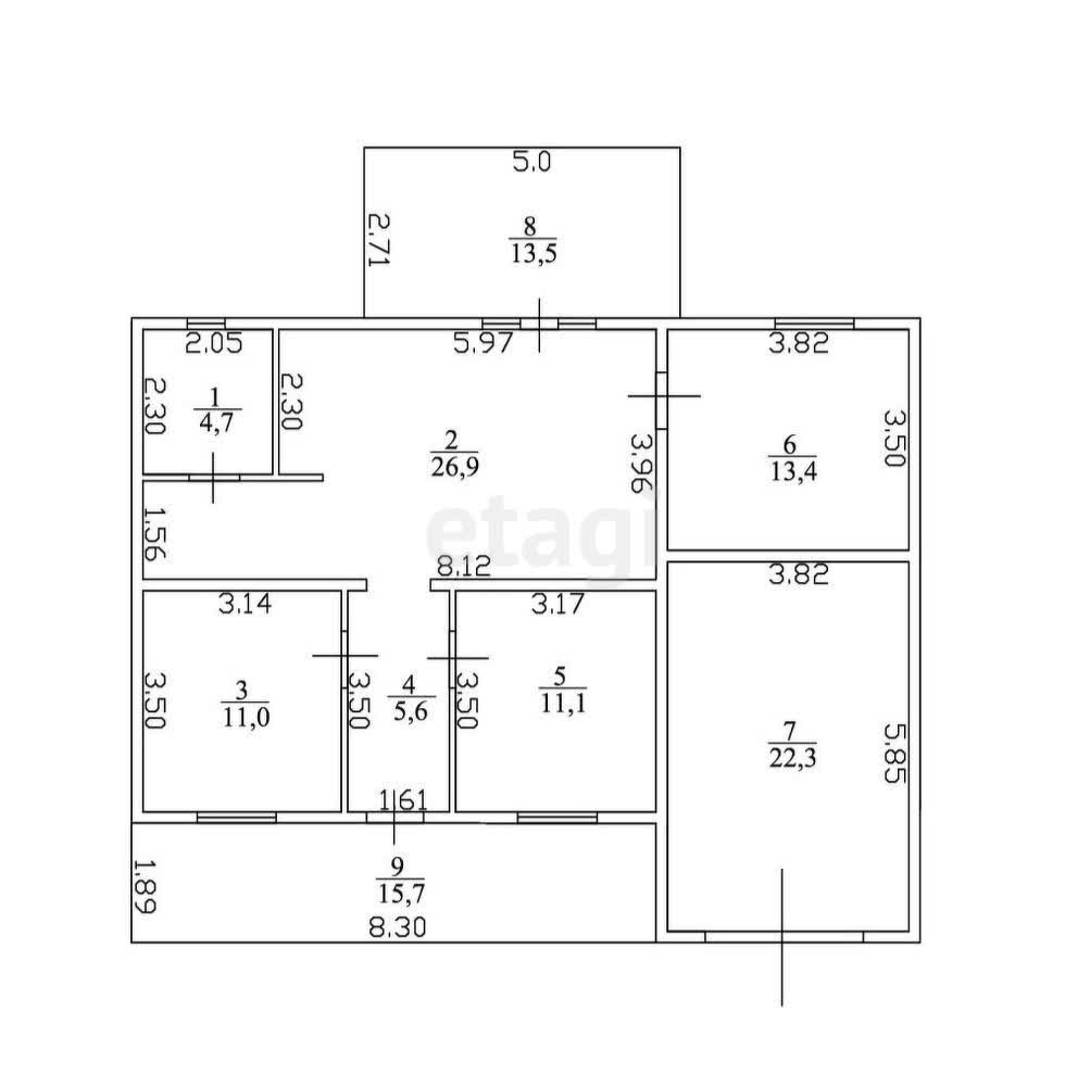 Продажа дома, 194м <sup>2</sup>, 7 сот., Улан-Удэ, Республика Бурятия,  Тарбагатайский