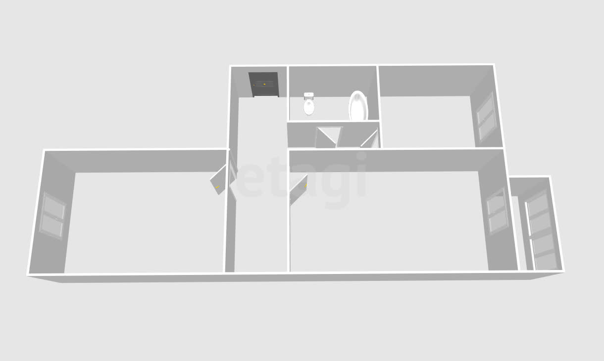 Продажа 2-комнатной квартиры, Южно-Сахалинск, Сахалинская область,  Южно-Сахалинск