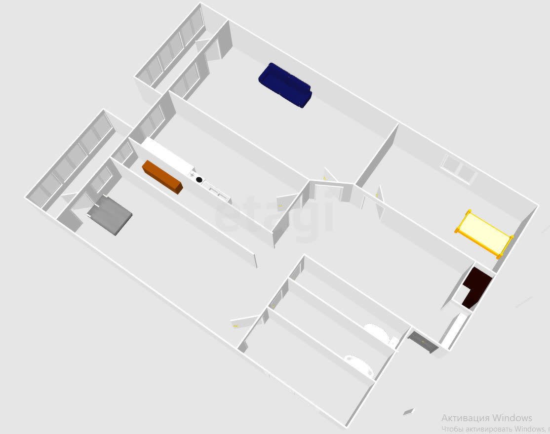 Продажа 4-комнатной квартиры, Южно-Сахалинск, Сахалинская область,  Южно-Сахалинск