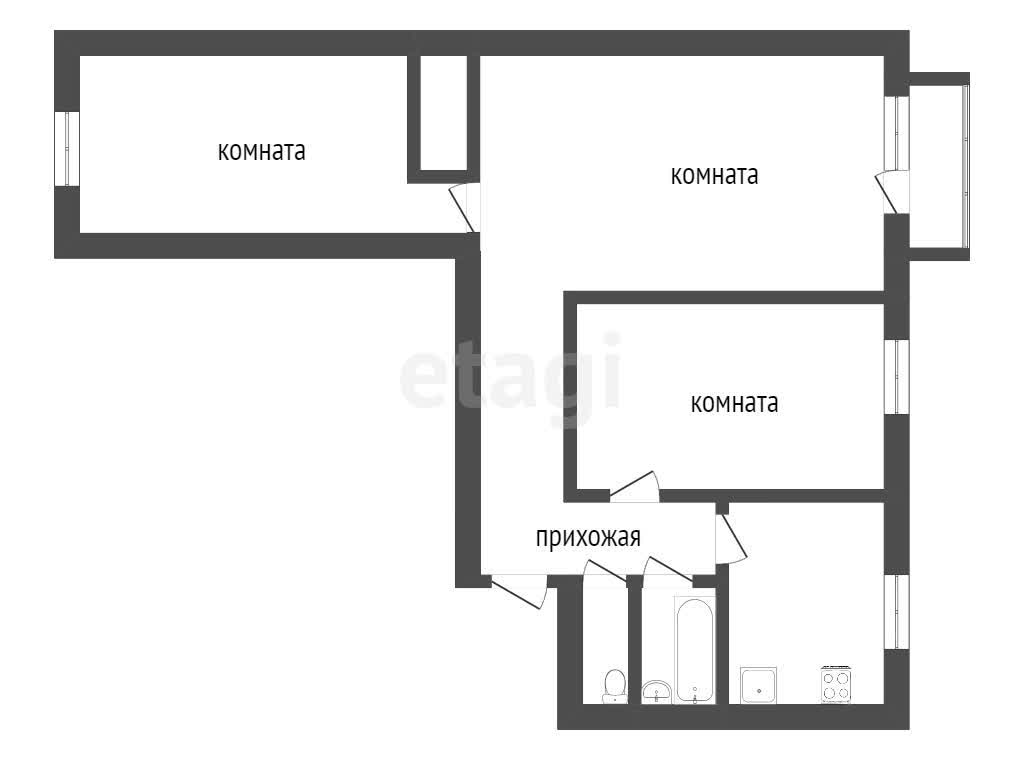 Продажа 3-комнатной квартиры, Улан-Удэ, Республика Бурятия,  Улан-Удэ