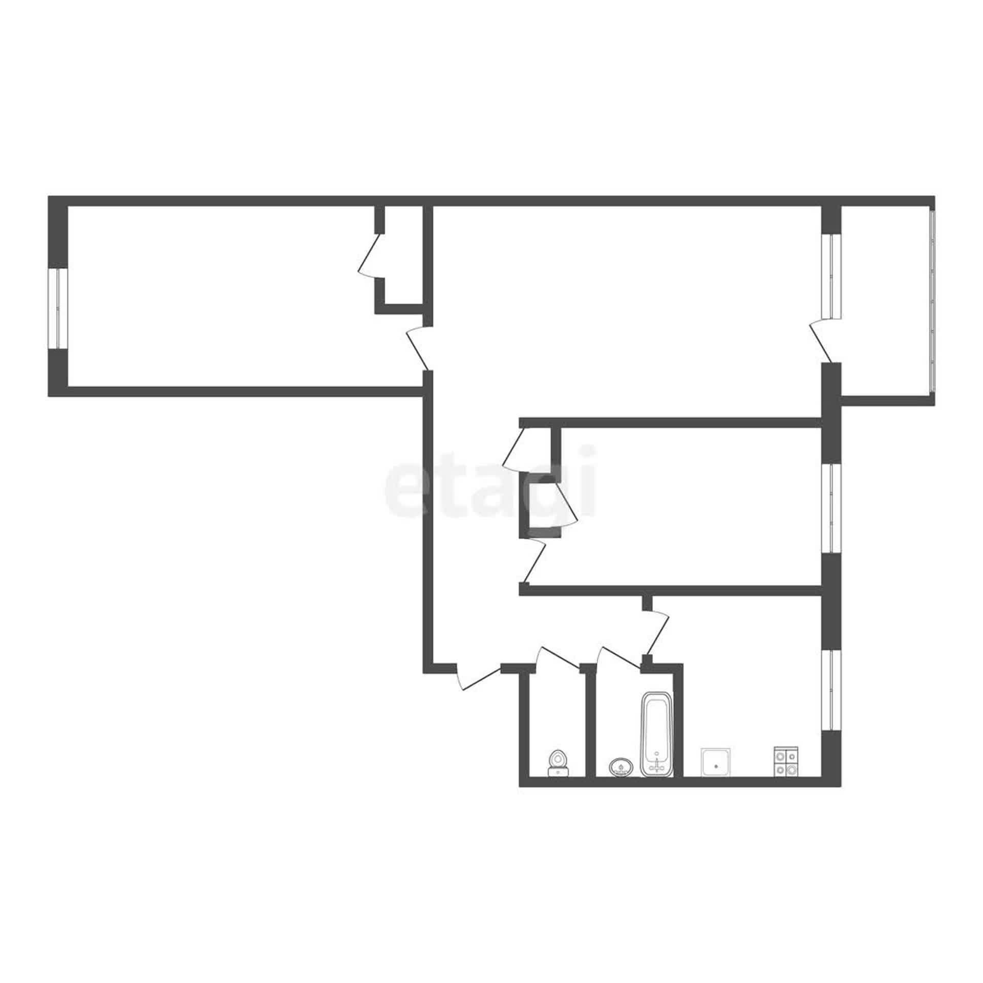 Продажа 3-комнатной квартиры, Улан-Удэ, Республика Бурятия,  Улан-Удэ