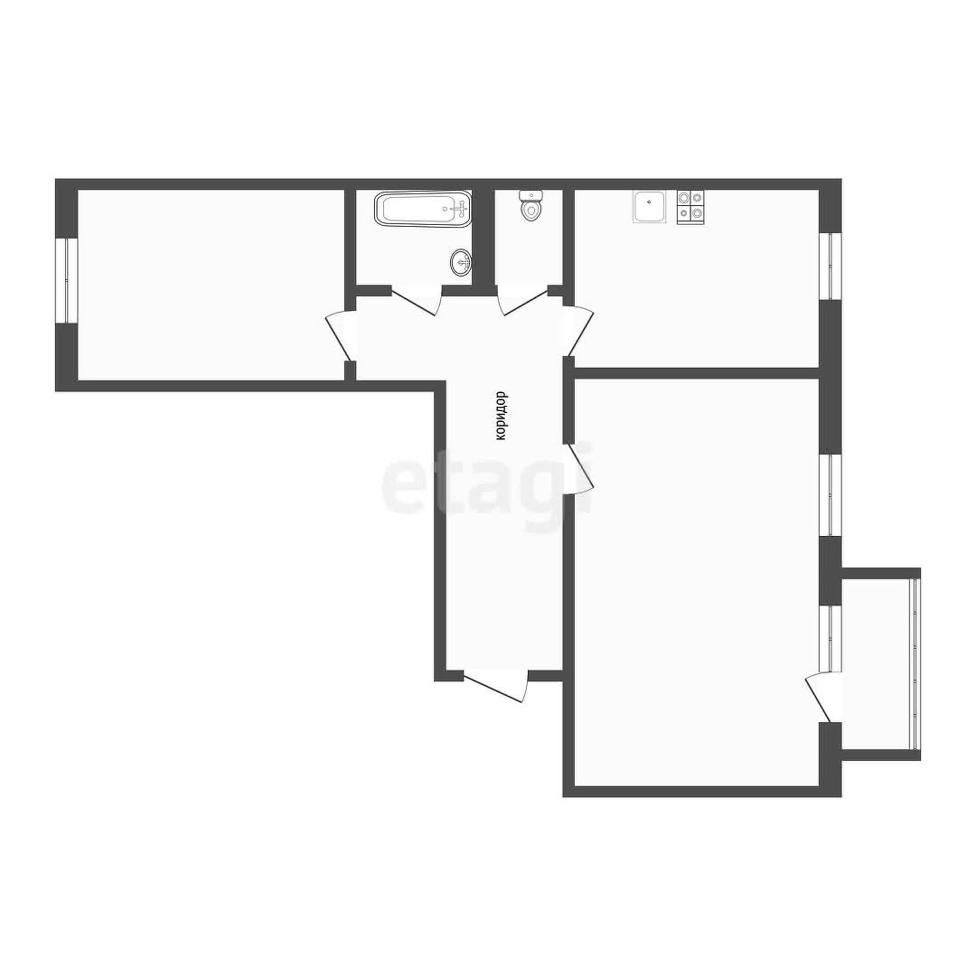 Продажа 2-комнатной квартиры, Улан-Удэ, Республика Бурятия,  Улан-Удэ