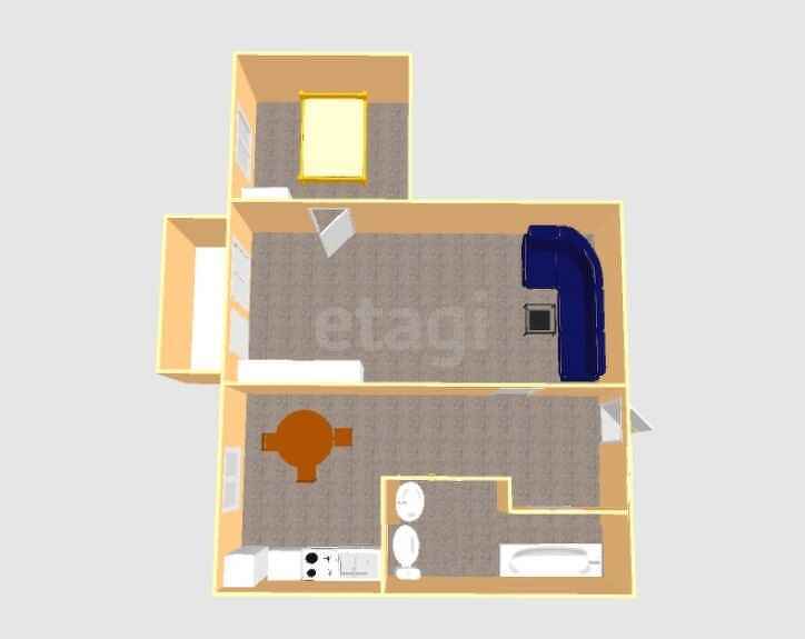 Продажа 2-комнатной квартиры, Южно-Сахалинск, Сахалинская область,  Южно-Сахалинск