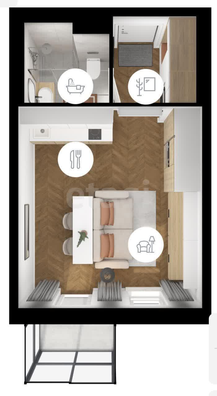 Продажа 1-комнатной новостройки, Улан-Удэ, Республика Бурятия,  Улан-Удэ