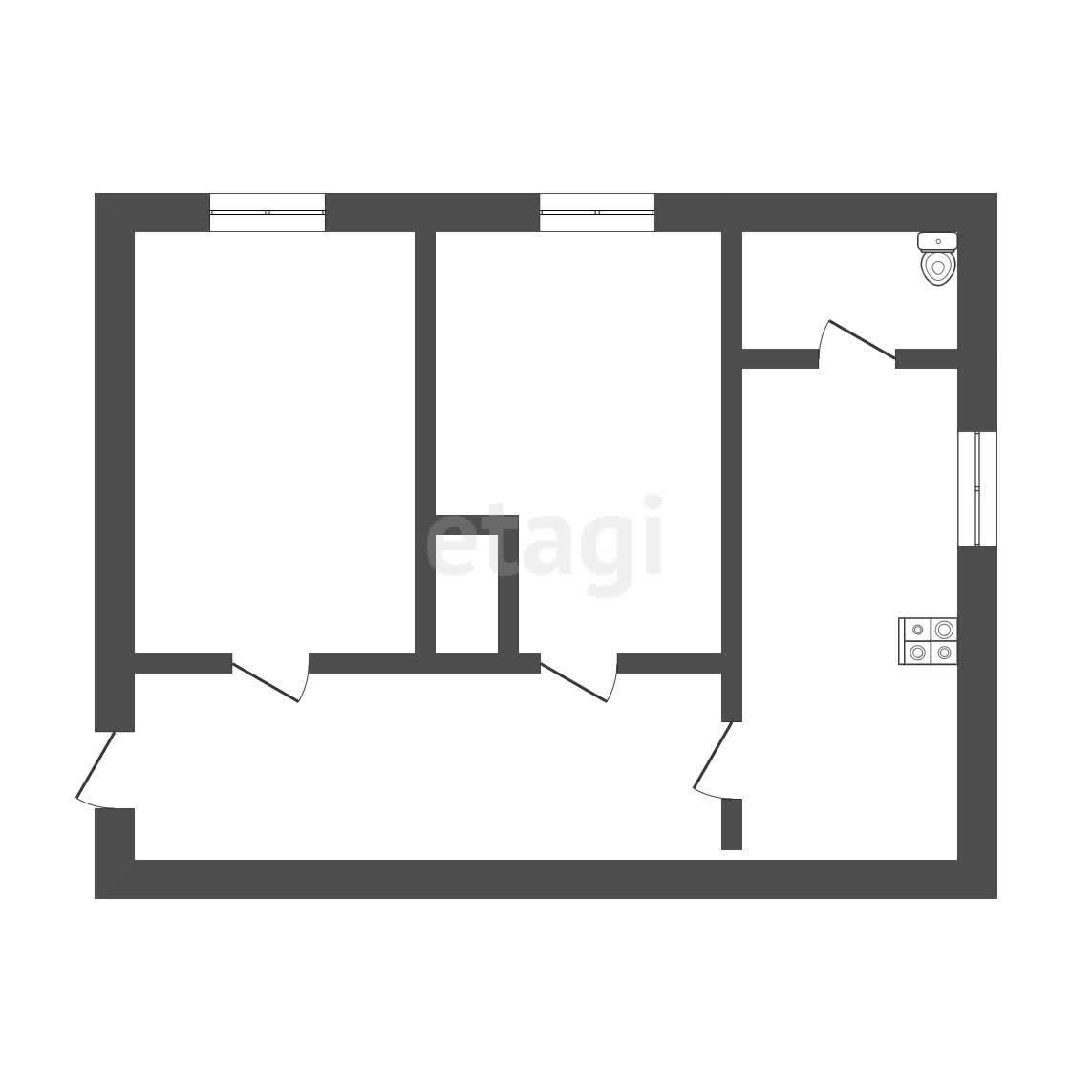 Продажа 2-комнатной квартиры, Улан-Удэ, Республика Бурятия,  Улан-Удэ