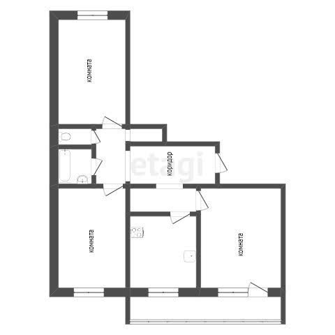 Продажа 3-комнатной квартиры, Улан-Удэ, Республика Бурятия,  Улан-Удэ