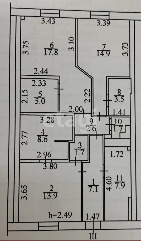 Продажа 3-комнатной квартиры, Улан-Удэ, Республика Бурятия,  Улан-Удэ