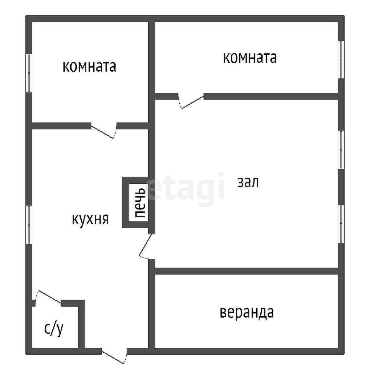 Продажа дома, 44м <sup>2</sup>, 5 сот., Улан-Удэ, Республика Бурятия,  Октябрьский