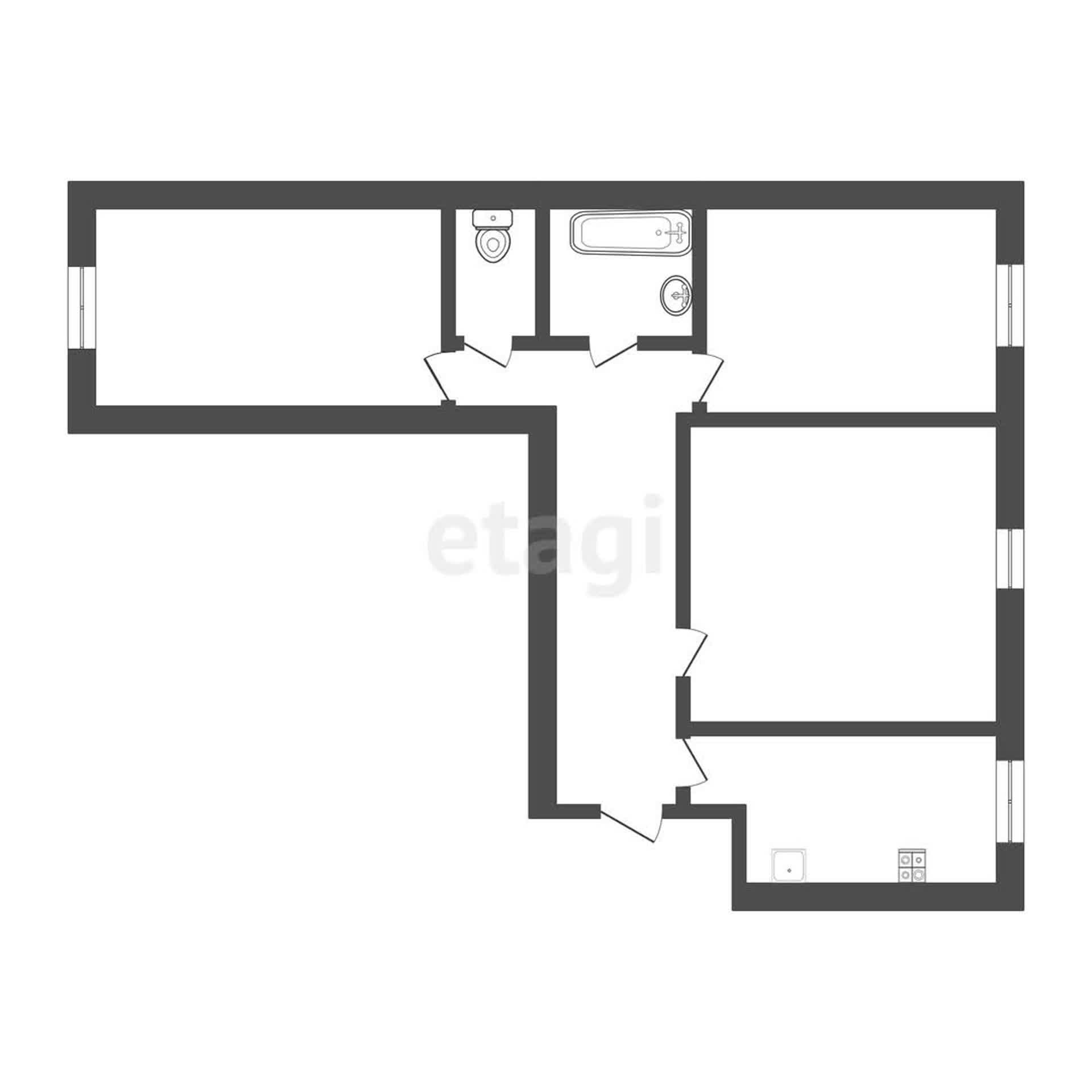 Продажа 3-комнатной квартиры, Улан-Удэ, Республика Бурятия,  Улан-Удэ