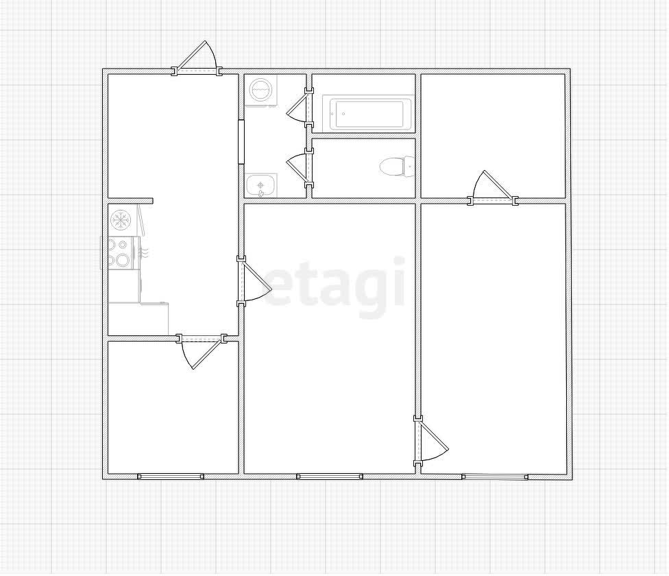 Продажа 2-комнатной квартиры, Южно-Сахалинск, Сахалинская область,  Южно-Сахалинск