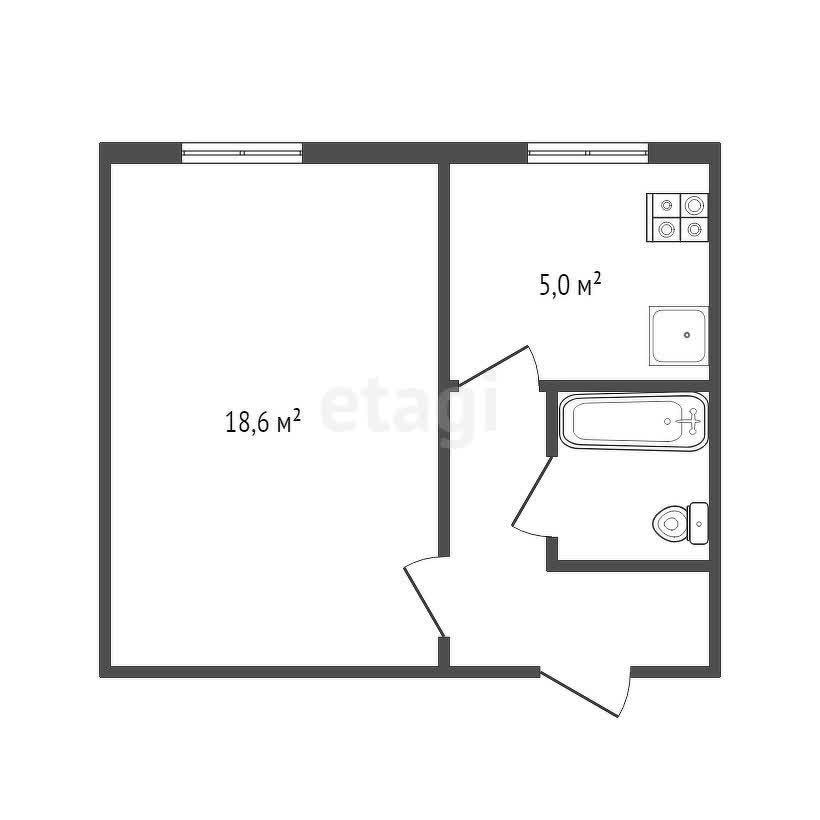 Продается квартира, 31 м2 за 1 800 тыс. руб.