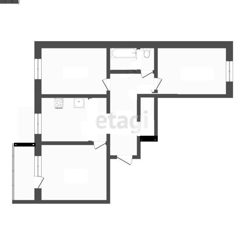 Продажа 3-комнатной квартиры, Улан-Удэ, Республика Бурятия,  Улан-Удэ