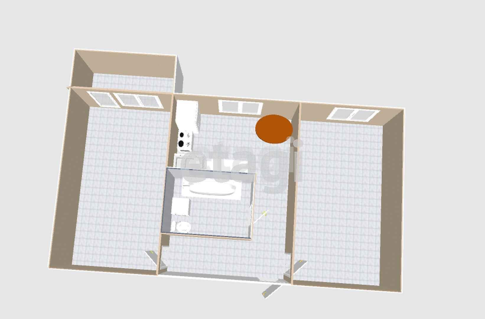 Продажа 2-комнатной квартиры, Южно-Сахалинск, Сахалинская область,  Южно-Сахалинск