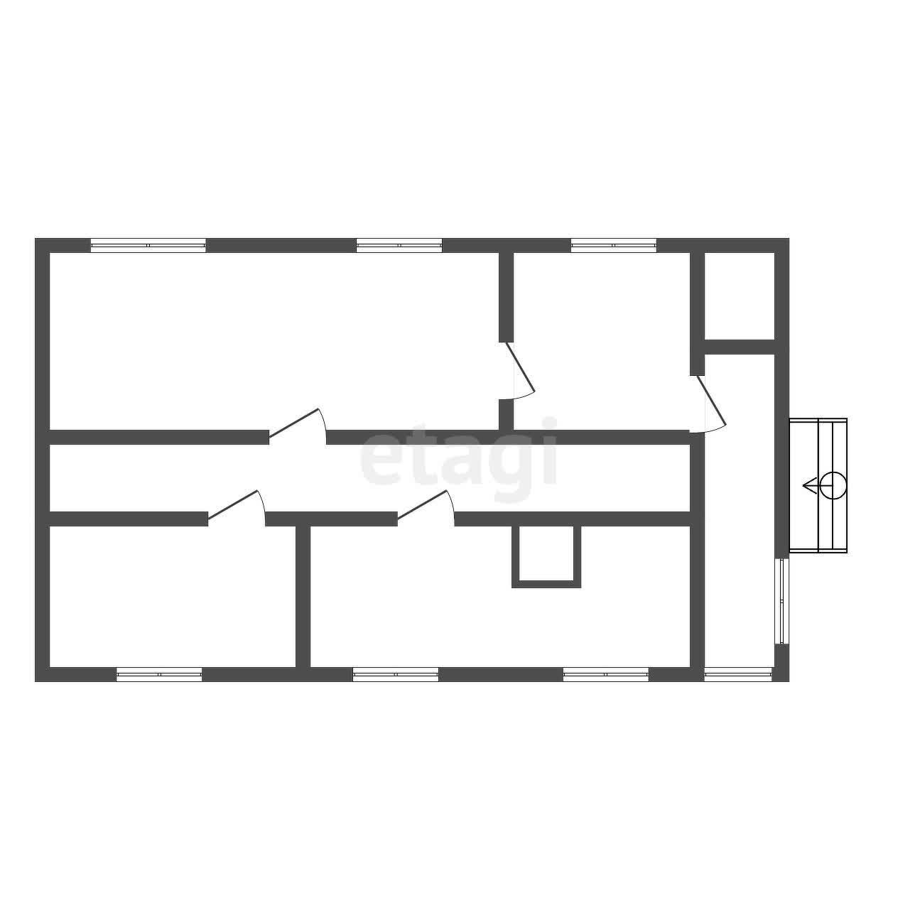 Продажа дома, 59м <sup>2</sup>, 13 сот., Улан-Удэ, Республика Бурятия,  Советский