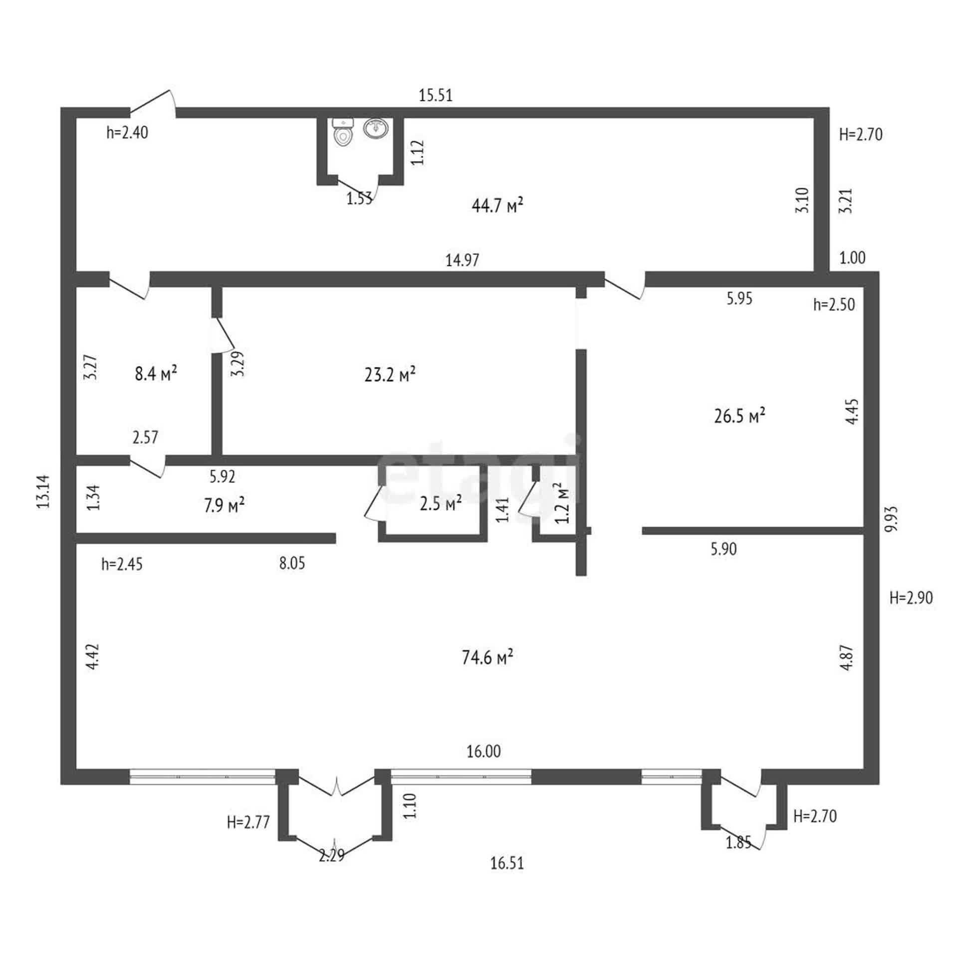 Аренда коммерческой недвижимости, 193м <sup>2</sup>, Новый Уренгой, Ямало-Ненецкий АО,  посёлок городского типа Пангоды