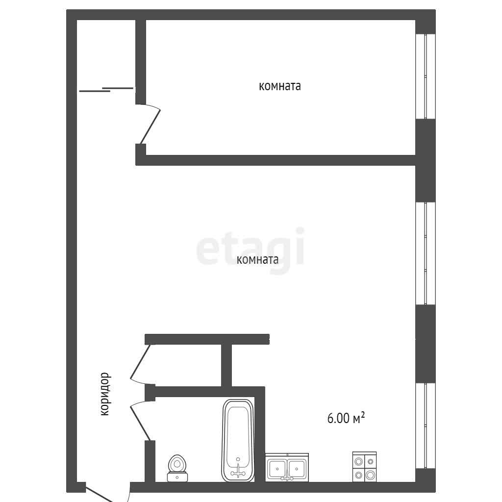 Продажа 2-комнатной квартиры, Комсомольск-на-Амуре, Лазо,  108 к 3
