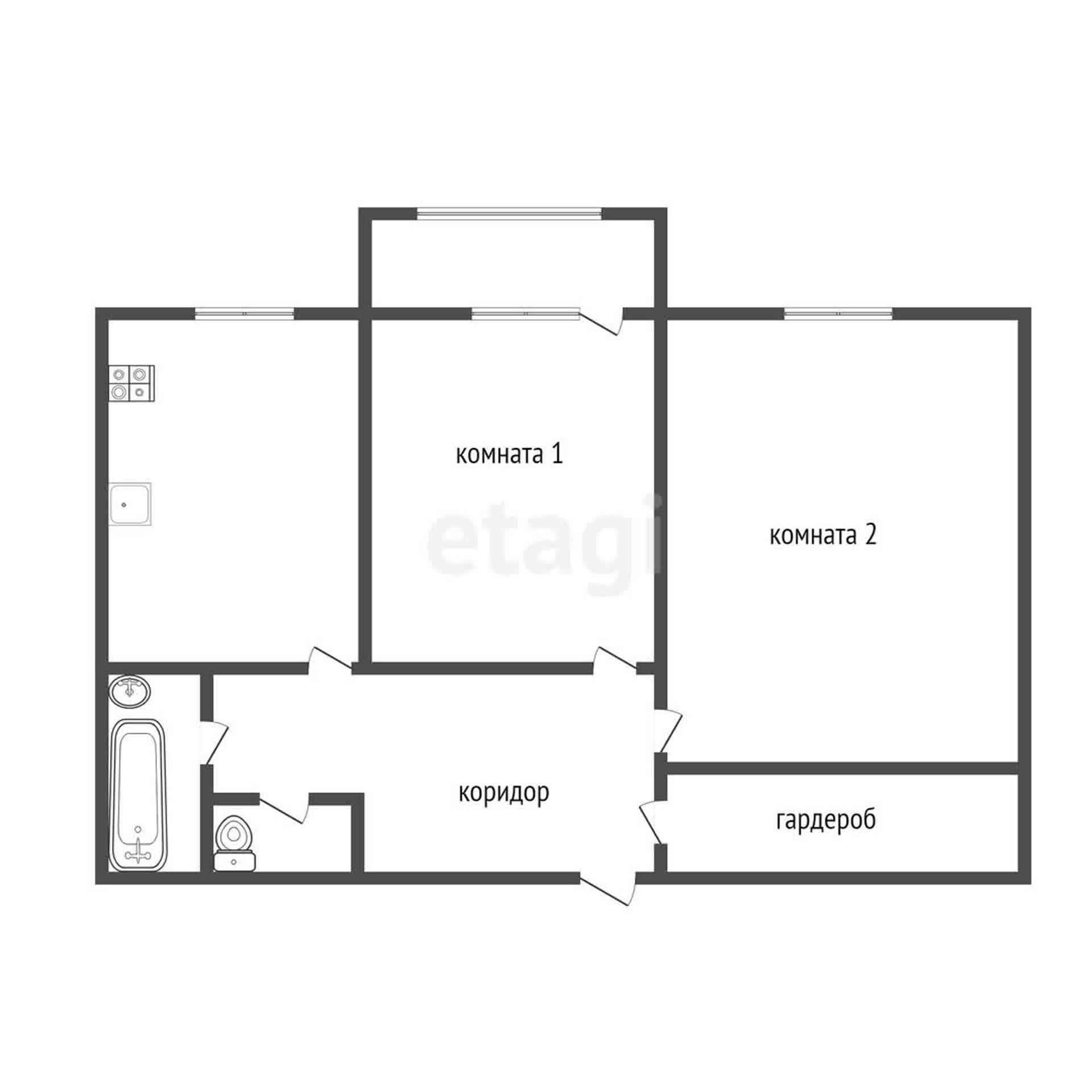 Продажа 2-комнатной квартиры, Улан-Удэ, Республика Бурятия,  Улан-Удэ