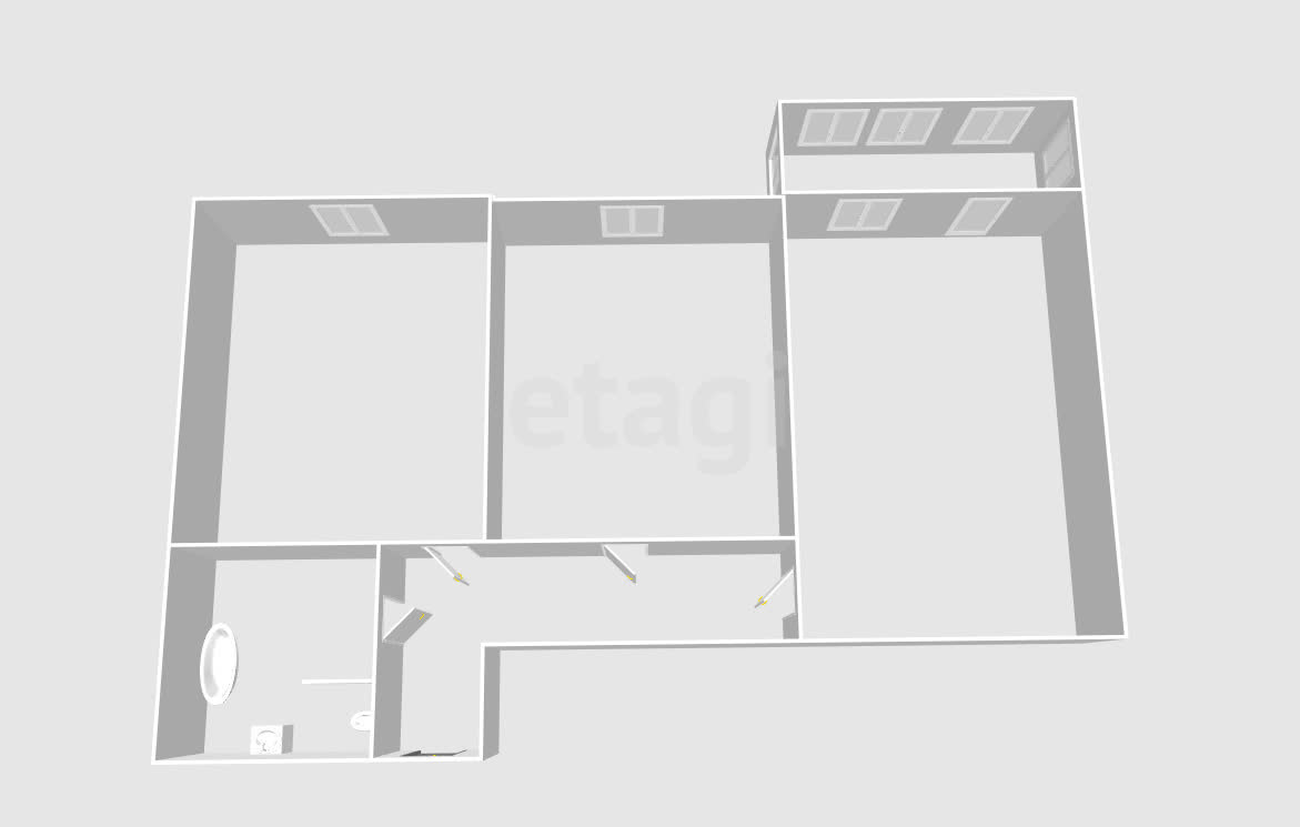 Продажа 2-комнатной квартиры, Южно-Сахалинск, Сахалинская область,  Южно-Сахалинск