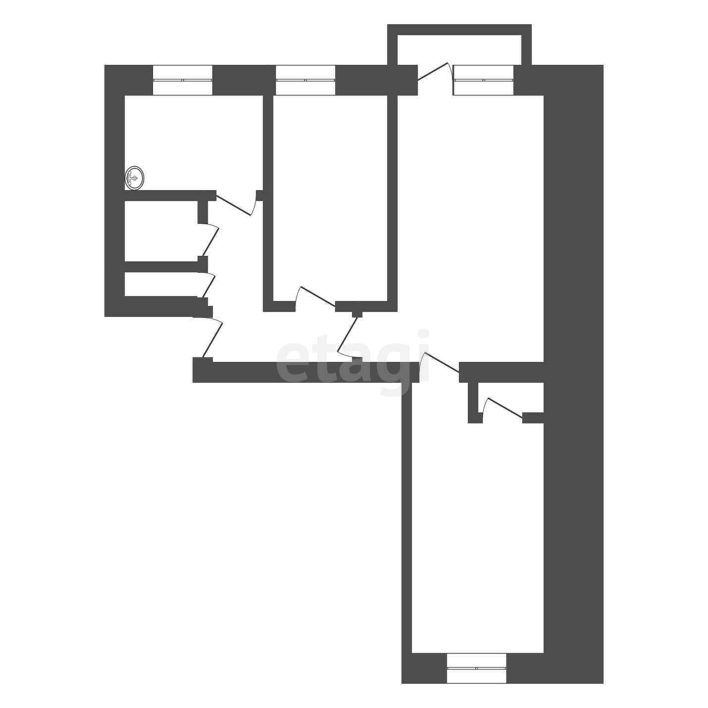 Продажа 3-комнатной квартиры, Улан-Удэ, Республика Бурятия,  Улан-Удэ