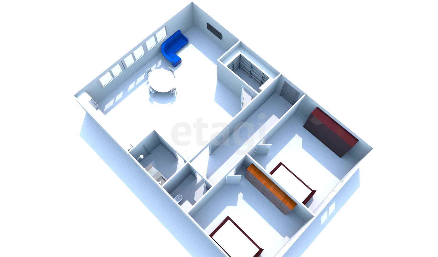 Продажа 2-комнатной квартиры, Южно-Сахалинск, Сахалинская область,  Южно-Сахалинск