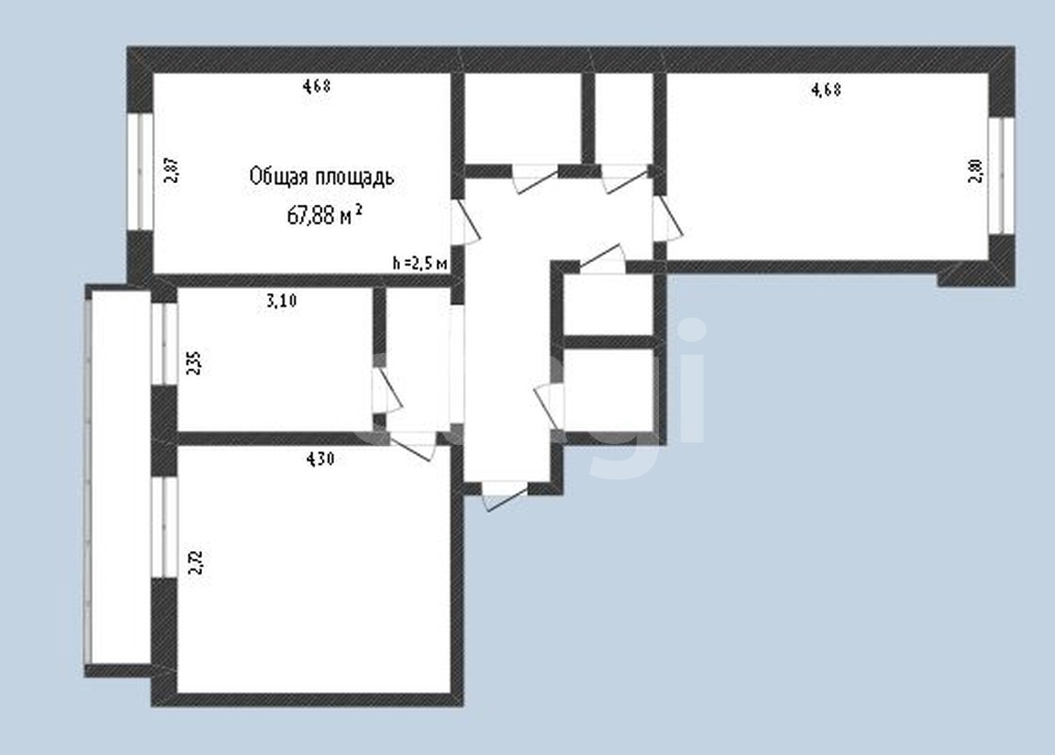 Продажа 3-комнатной квартиры, Улан-Удэ, Республика Бурятия,  Улан-Удэ