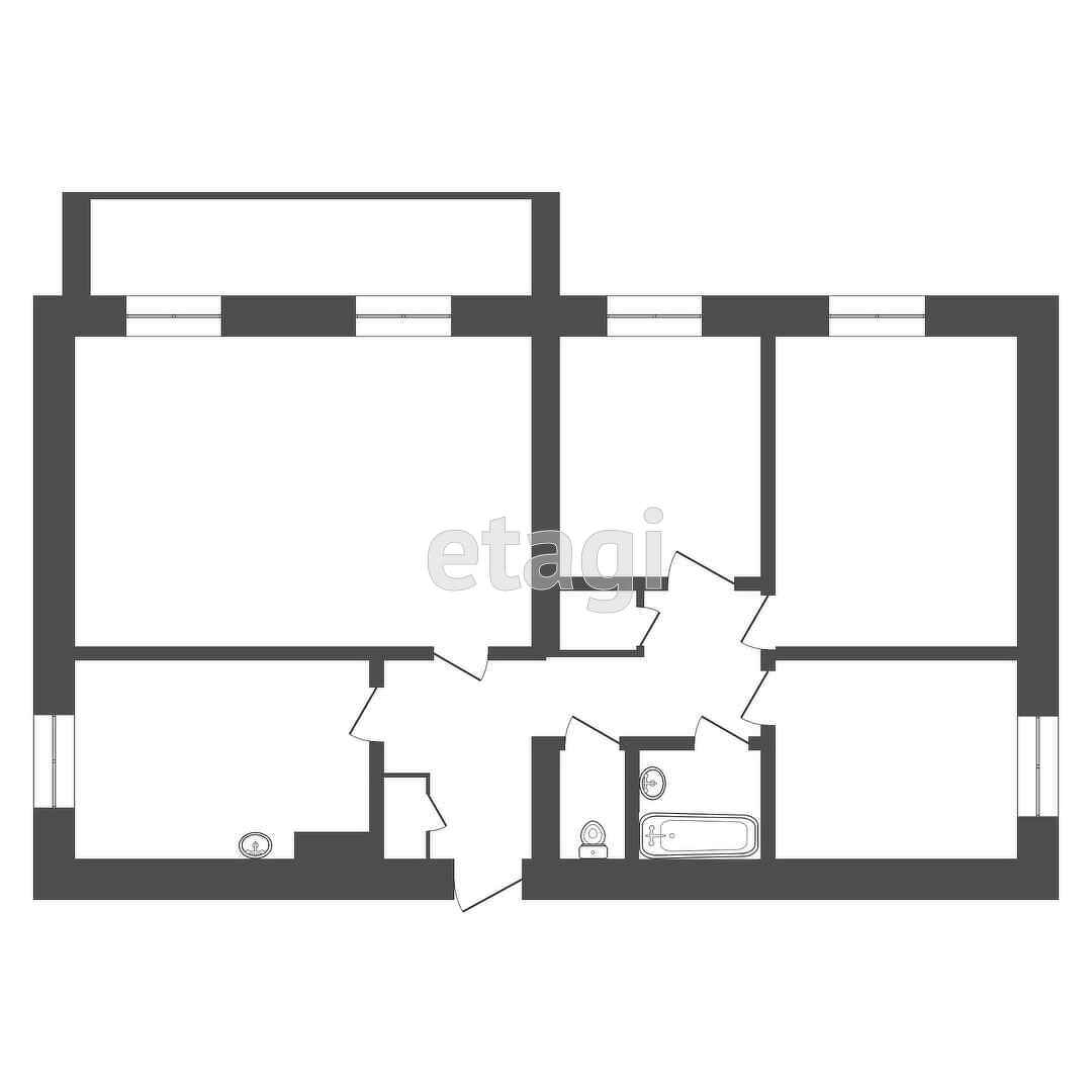 Продажа 4-комнатной квартиры, Улан-Удэ, Республика Бурятия,  Улан-Удэ