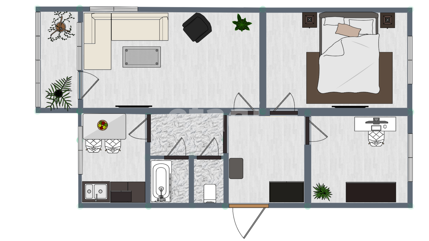 Продажа 3-комнатной квартиры, Южно-Сахалинск, Сахалинская область,  Южно-Сахалинск