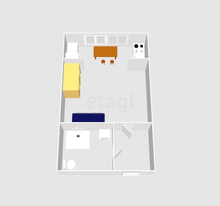 Продажа 1-комнатной квартиры, Южно-Сахалинск, Сахалинская область,  Южно-Сахалинск