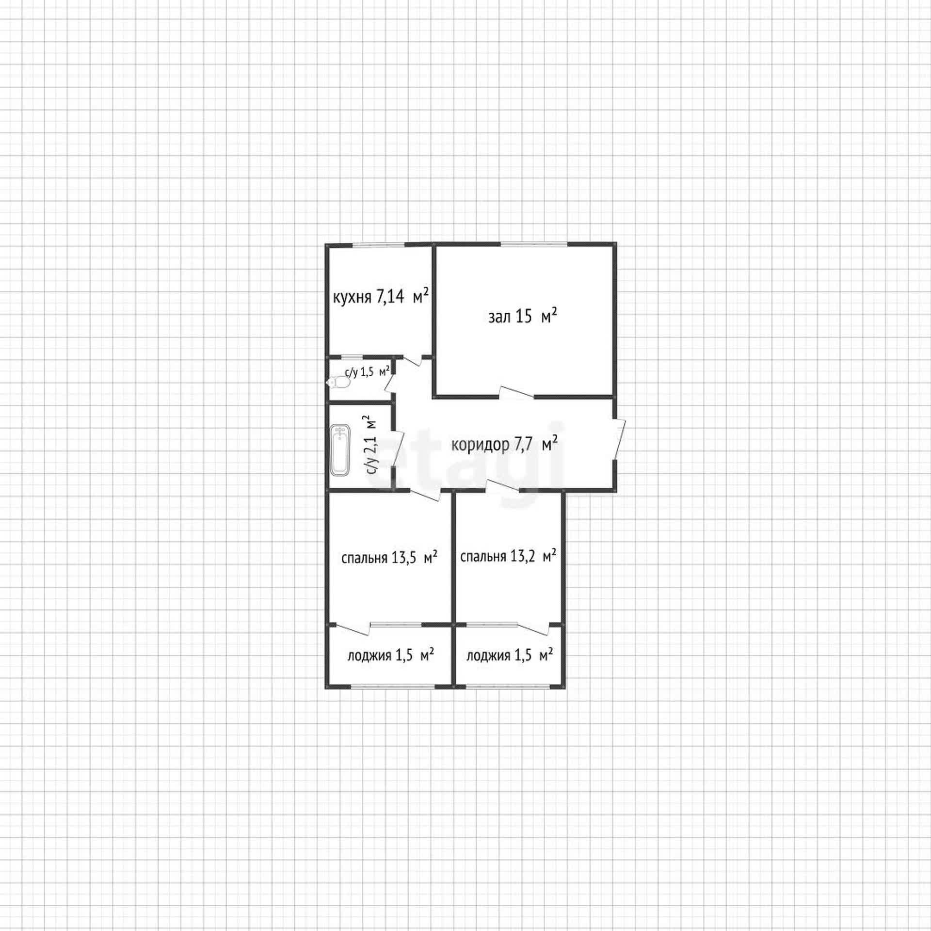 Продажа 3-комнатной квартиры, Майкоп, Пионерская,  374А
