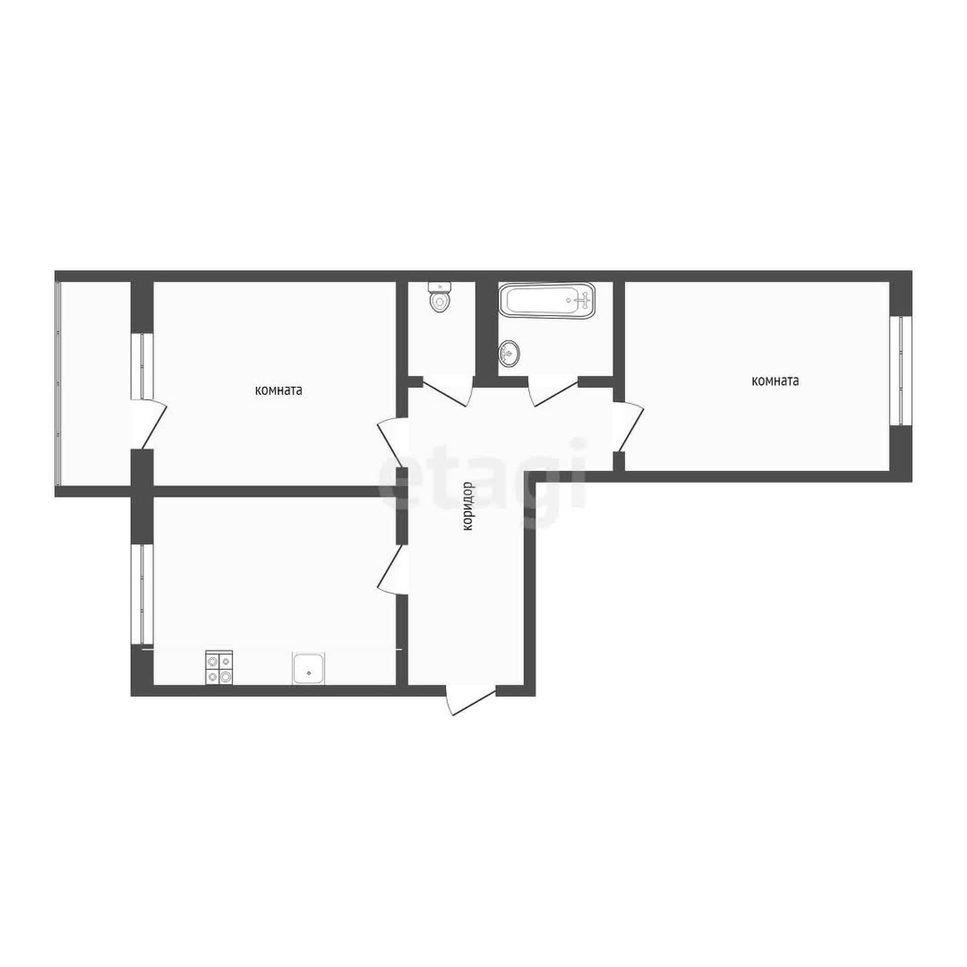 Продажа 2-комнатной квартиры, Улан-Удэ, Республика Бурятия,  Улан-Удэ