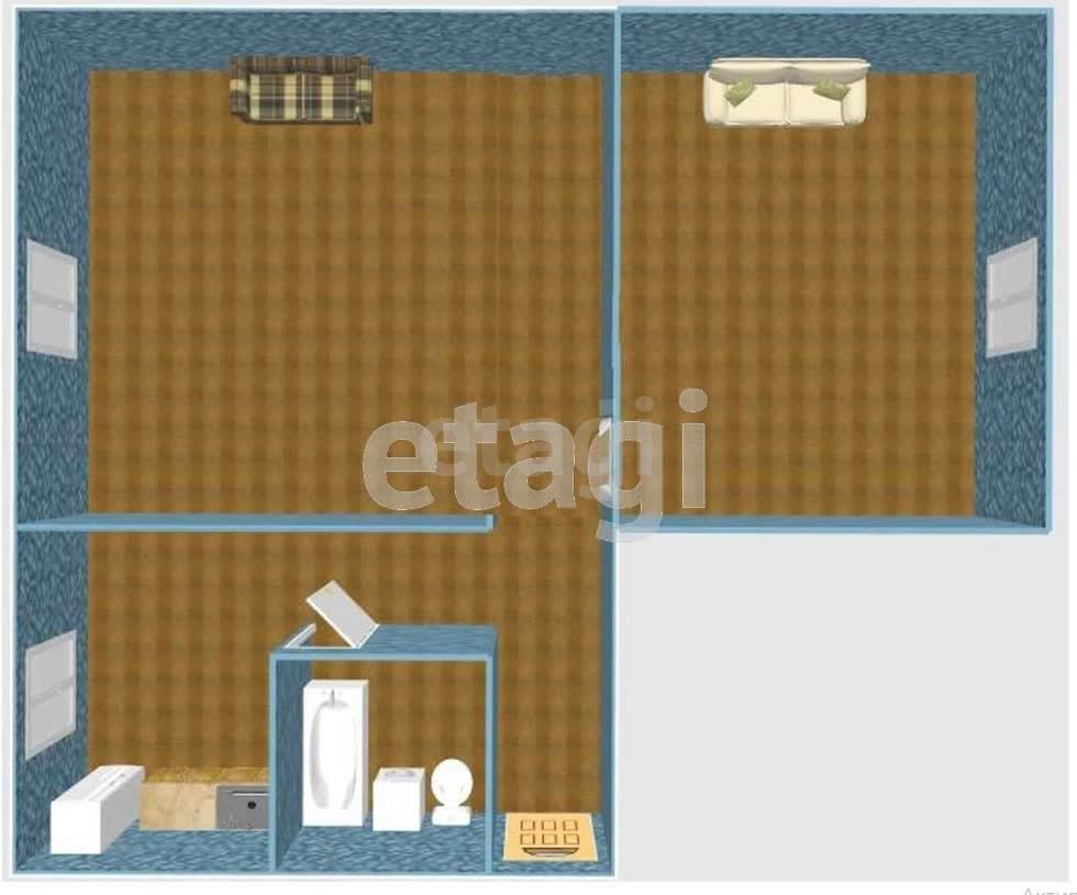 Продажа 2-комнатной квартиры, Южно-Сахалинск, Сахалинская область,  Южно-Сахалинск