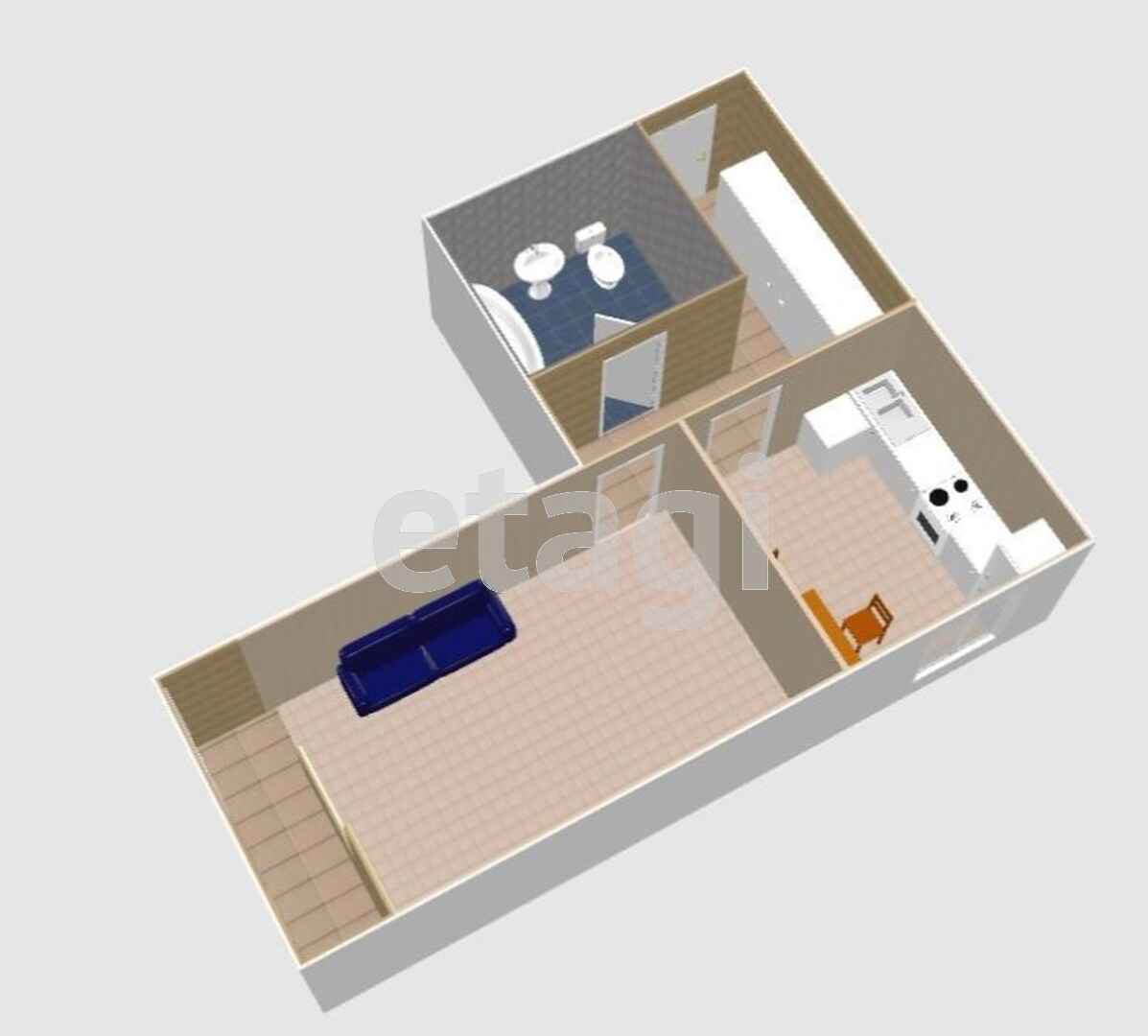 Продажа 1-комнатной квартиры, Южно-Сахалинск, Сахалинская область,  Южно-Сахалинск