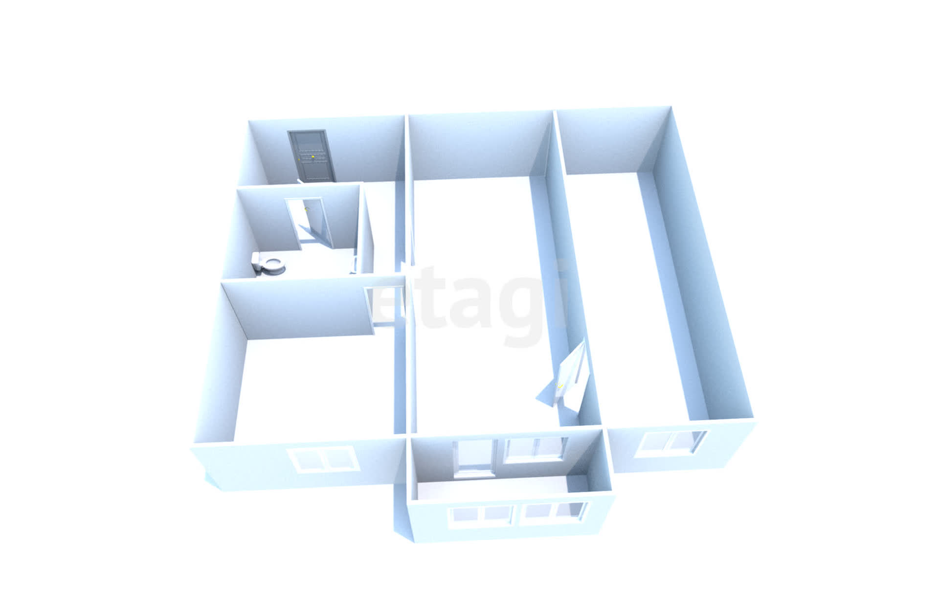 Продажа 2-комнатной квартиры, Южно-Сахалинск, Сахалинская область,  Южно-Сахалинск