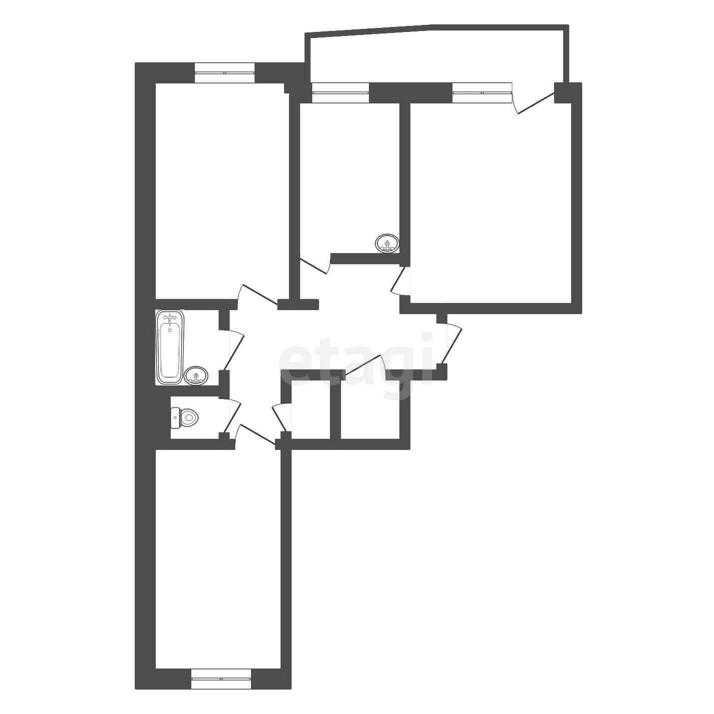 Продажа 3-комнатной квартиры, Улан-Удэ, Республика Бурятия,  Улан-Удэ