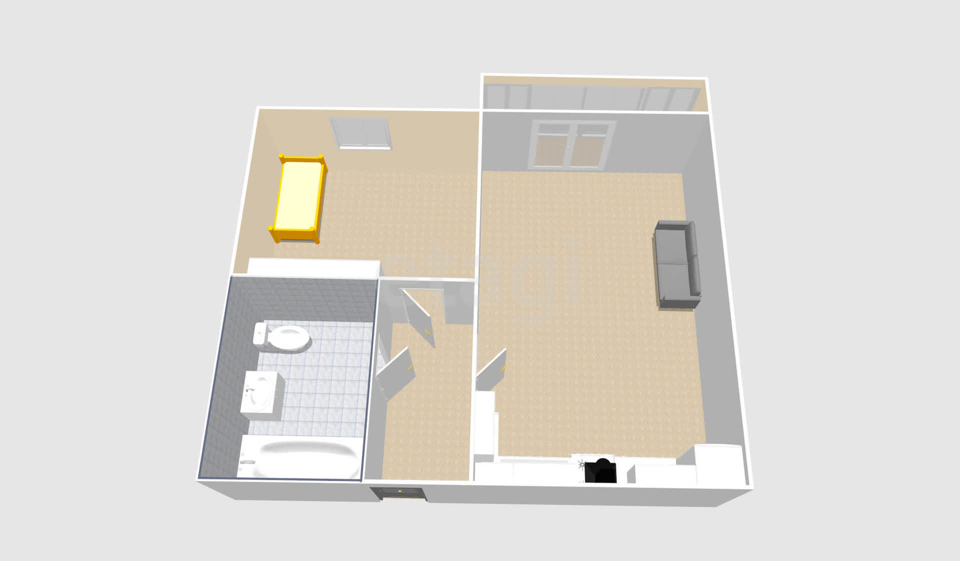Продажа 2-комнатной квартиры, Южно-Сахалинск, Сахалинская область,  Южно-Сахалинск