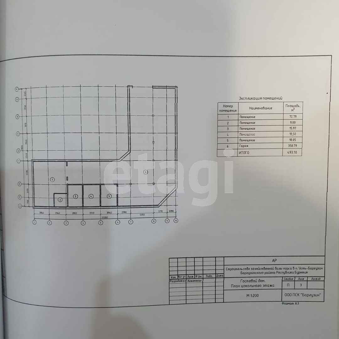 Продажа коммерческой недвижимости, 1314м <sup>2</sup>, Улан-Удэ, Бурятия,  посёлок городского типа Усть-Баргузин
