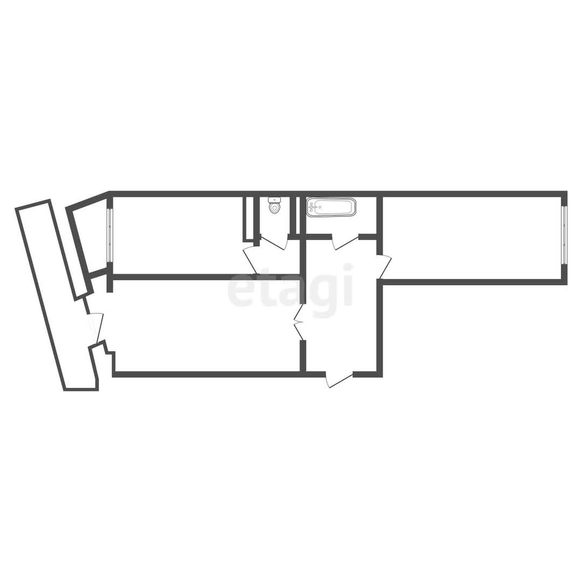 Продажа 2-комнатной квартиры, Улан-Удэ, Республика Бурятия,  Улан-Удэ