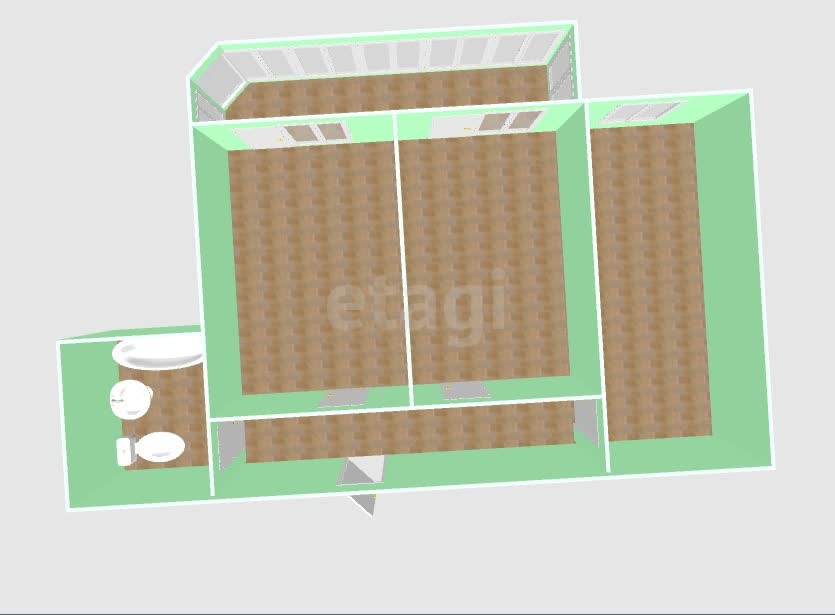 Продажа 2-комнатной квартиры, Южно-Сахалинск, Сахалинская область,  Южно-Сахалинск