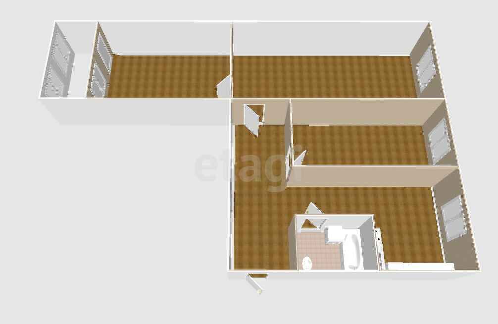 Продажа 3-комнатной квартиры, Южно-Сахалинск, Сахалинская область,  Южно-Сахалинск