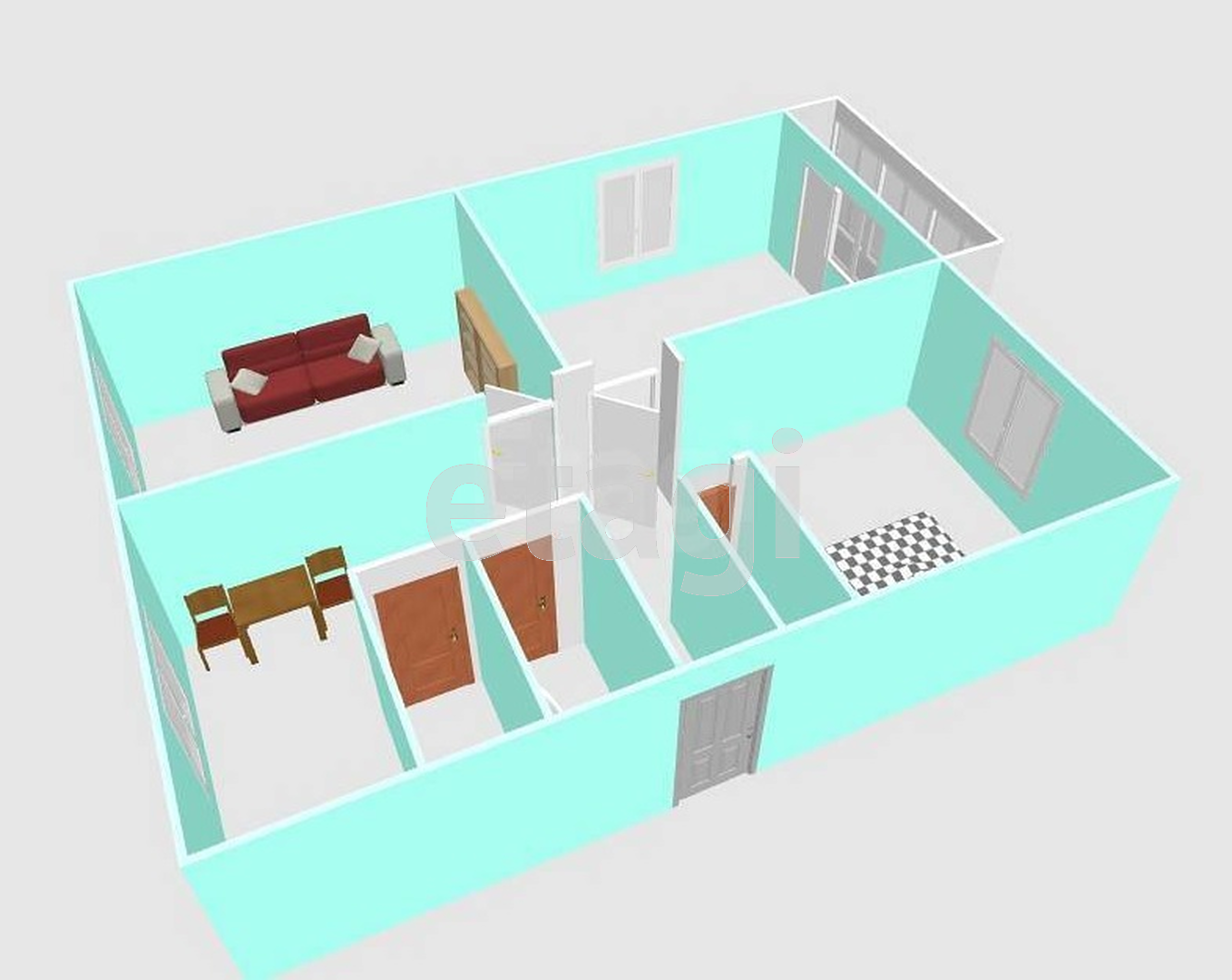 Продажа 3-комнатной квартиры, Южно-Сахалинск, Сахалинская область,  Южно-Сахалинск