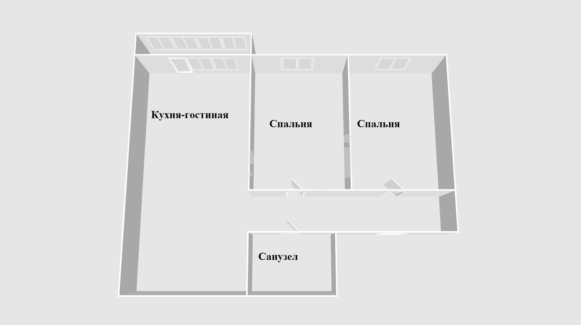 Продажа 2-комнатной квартиры, Южно-Сахалинск, Сахалинская область,  Южно-Сахалинск