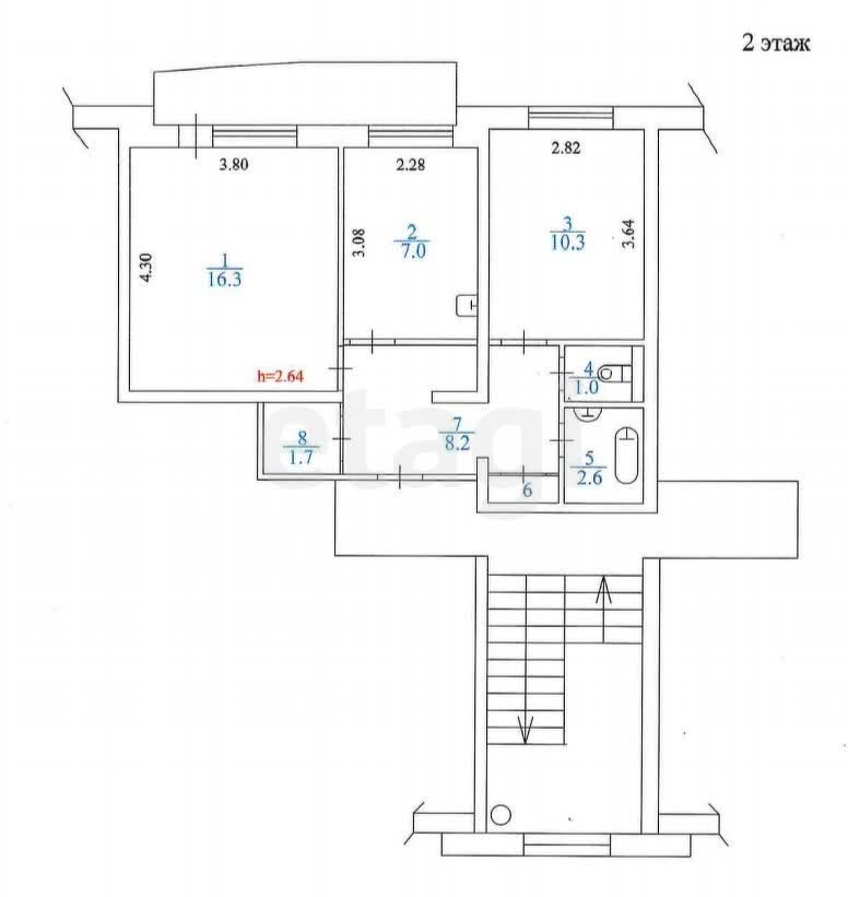 Продажа 2-комнатной квартиры, Улан-Удэ, Республика Бурятия,  Улан-Удэ