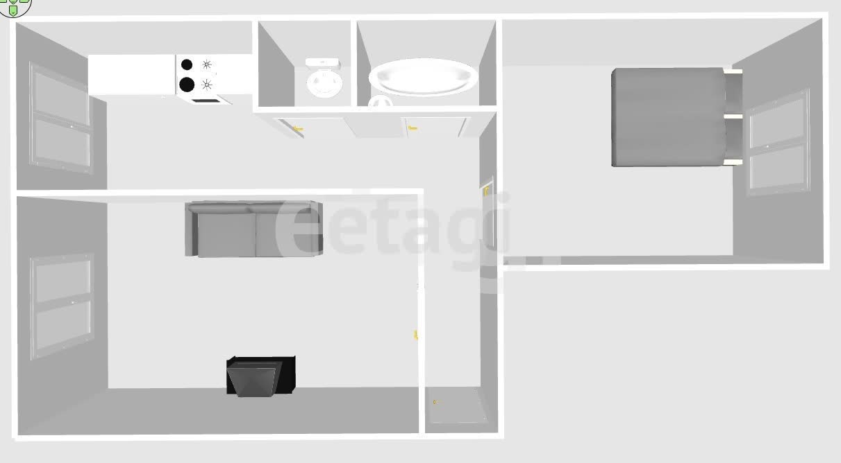 Продажа 2-комнатной квартиры, Южно-Сахалинск, Сахалинская область,  Южно-Сахалинск