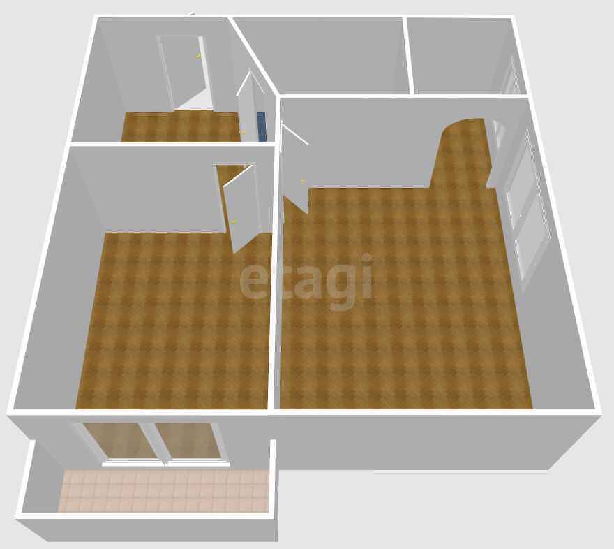 Продажа 2-комнатной квартиры, Южно-Сахалинск, Сахалинская область,  Южно-Сахалинск