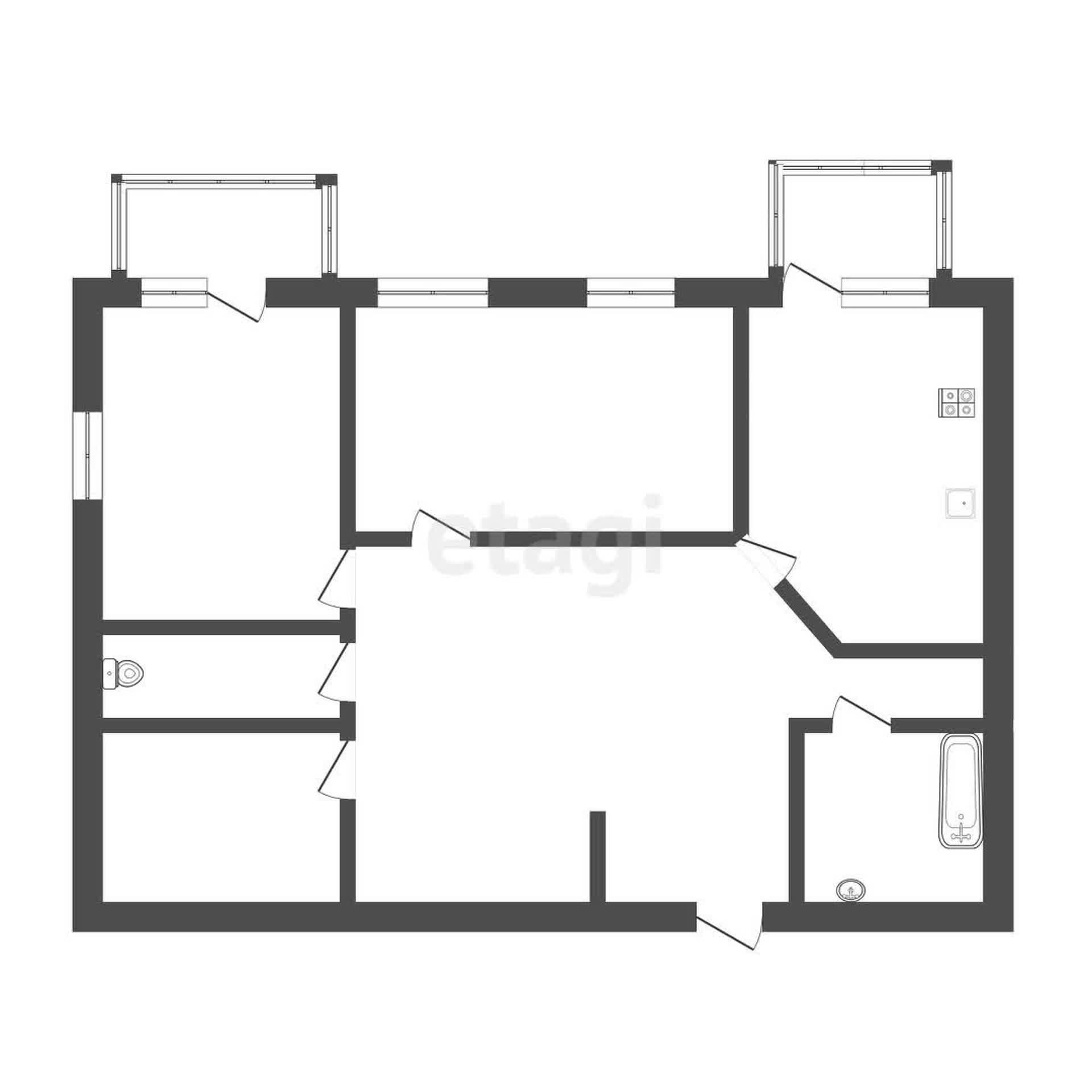 Продажа 3-комнатной квартиры, Улан-Удэ, Республика Бурятия,  Улан-Удэ