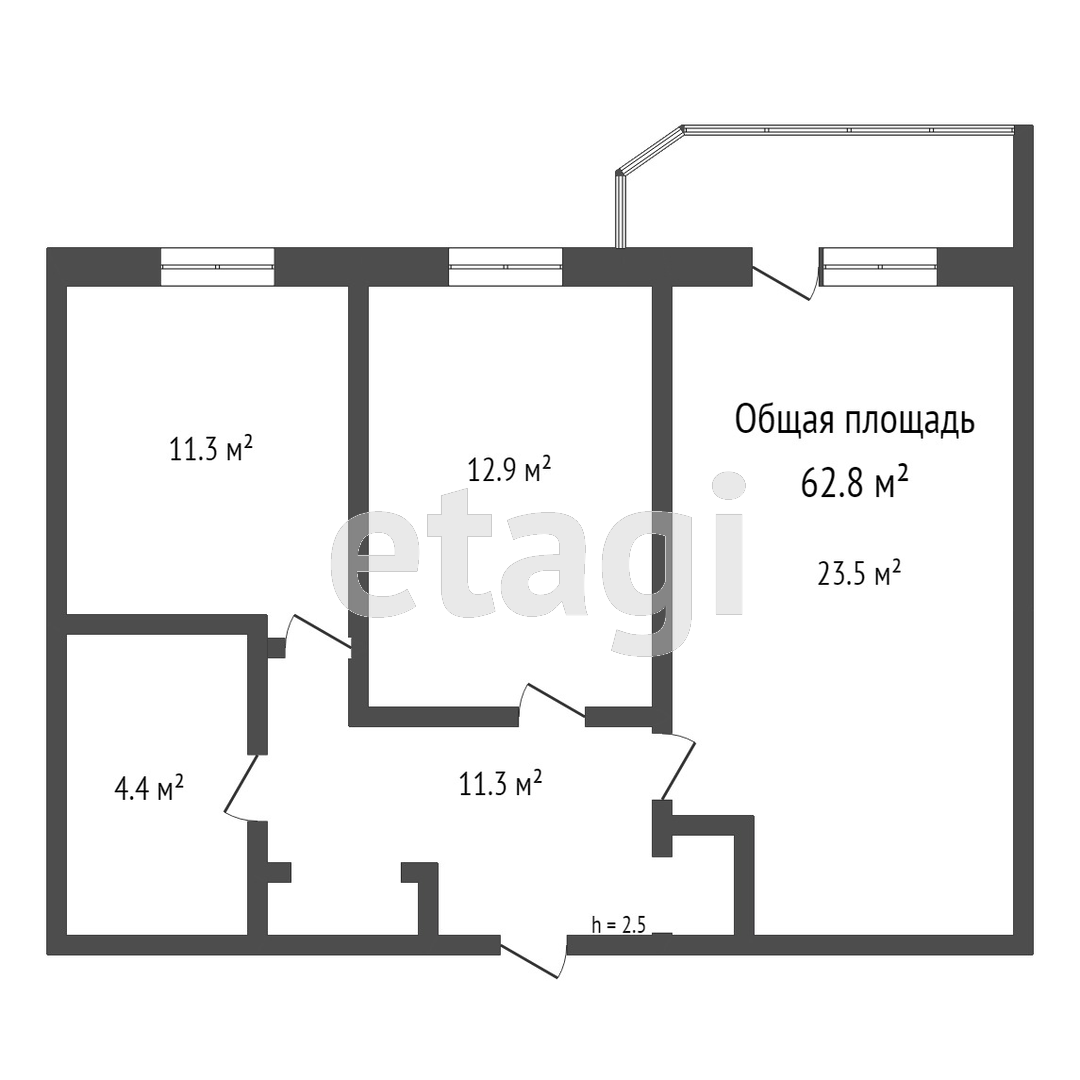 Продажа 2-комнатной квартиры, Улан-Удэ, Республика Бурятия,  Улан-Удэ