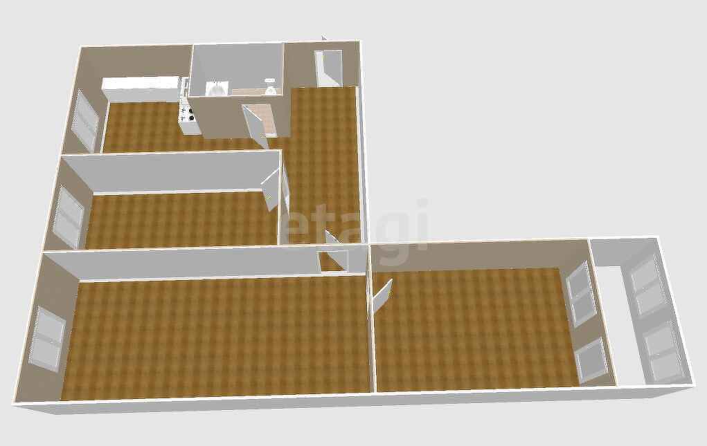 Продажа 3-комнатной квартиры, Южно-Сахалинск, Сахалинская область,  Южно-Сахалинск