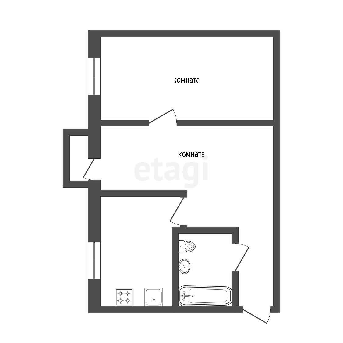 Продажа 2-комнатной квартиры, Улан-Удэ, Республика Бурятия,  Улан-Удэ